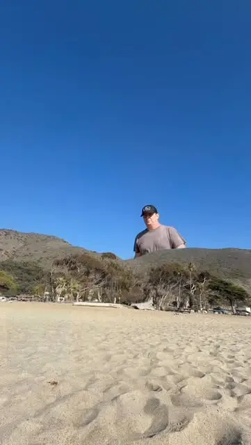 Cover frame of the Instagram Reel “Just Jumping Mountains”