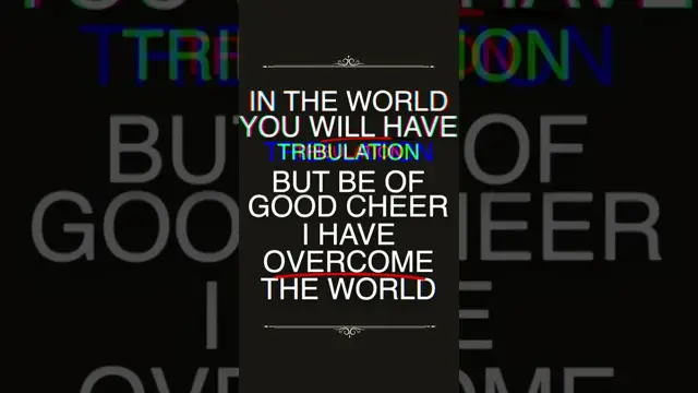 Thumbnail for “Be Of Good Cheer | Godspeak Calvary Chapel”
