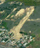 La Conchita landslide, 2005