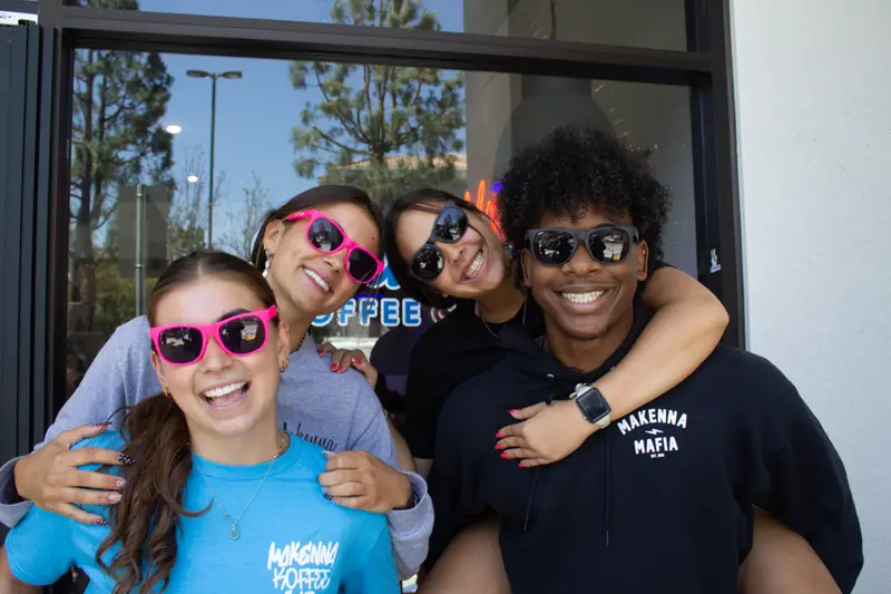 Makenna Koffee crew smiling together