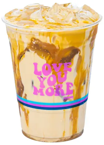 Cold brew with caramel and Kona cloud