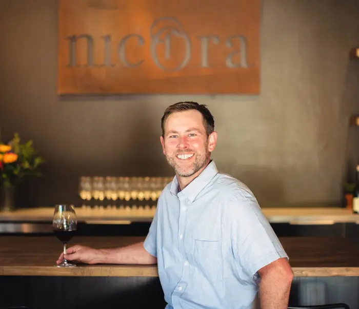 Winemaker Nick Elliott of Nicora Wines